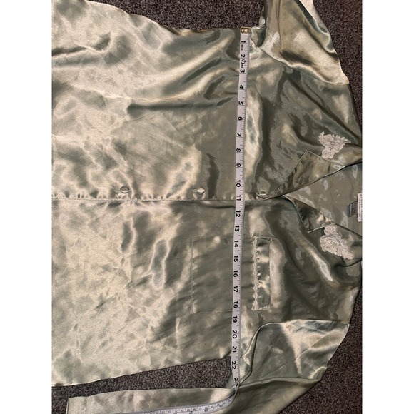 Morgan Taylor Intimates Green Long Sleeve Sleep Shirt/Pajama Top‎ - Picture 6 of 9